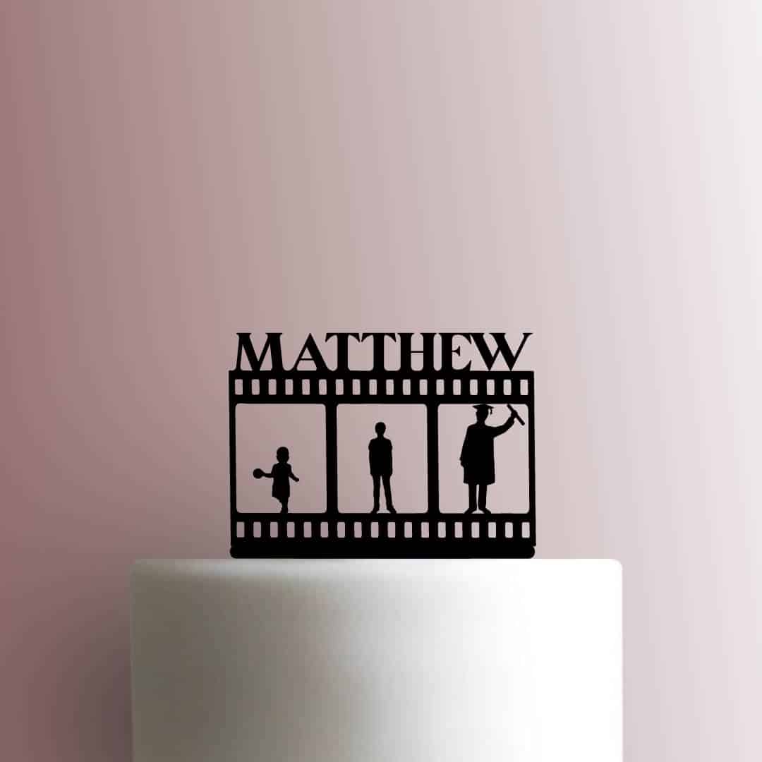 Custom Graduation Boy Journey - Acrylic Cake Topper