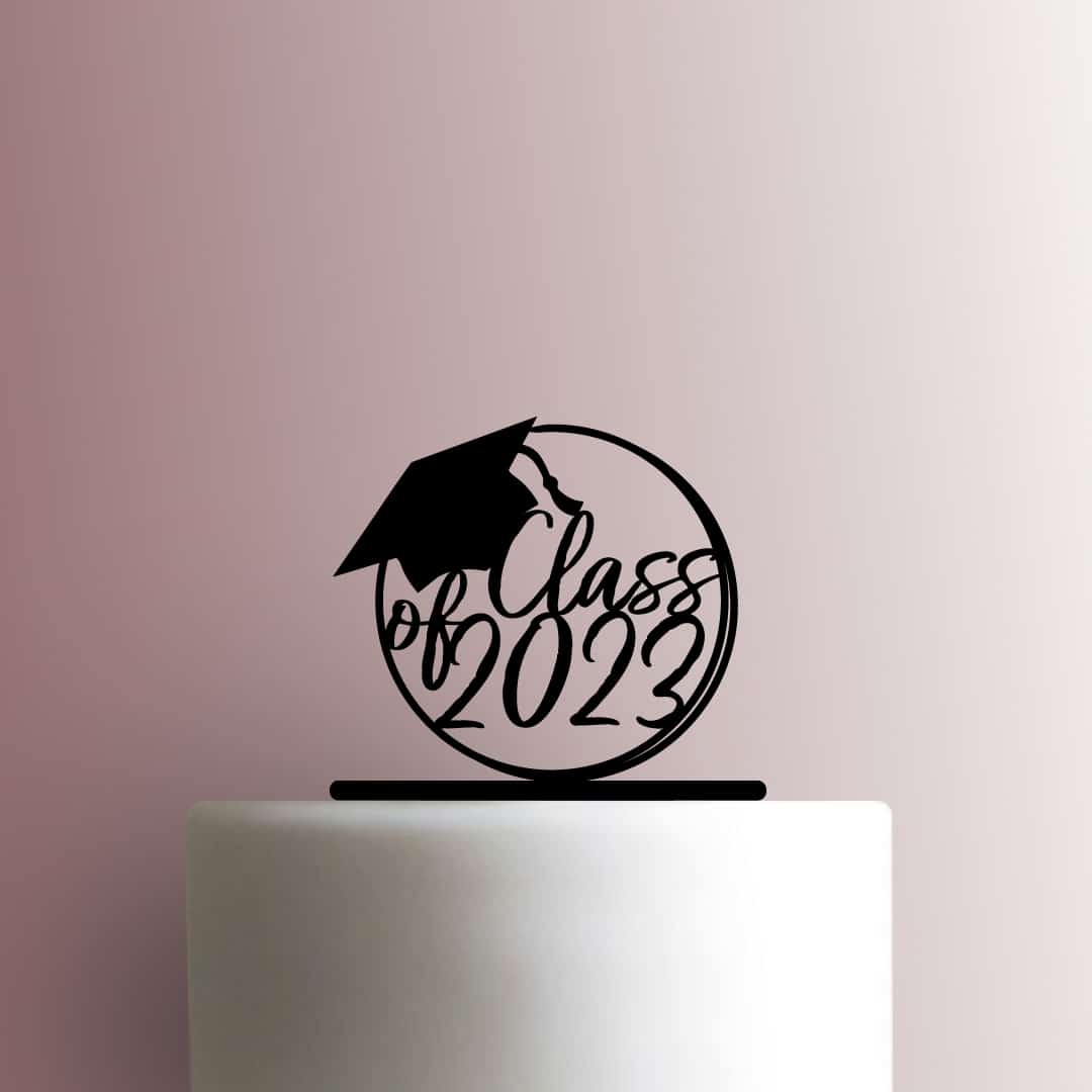 Custom Graduation Cap Class of Year - Acrylic Cake Topper