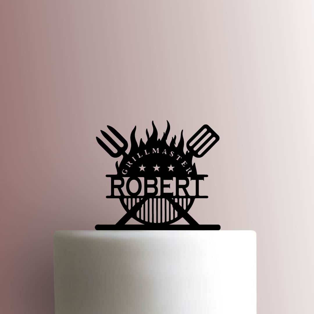 Custom Grill Name - Acrylic Cake Topper