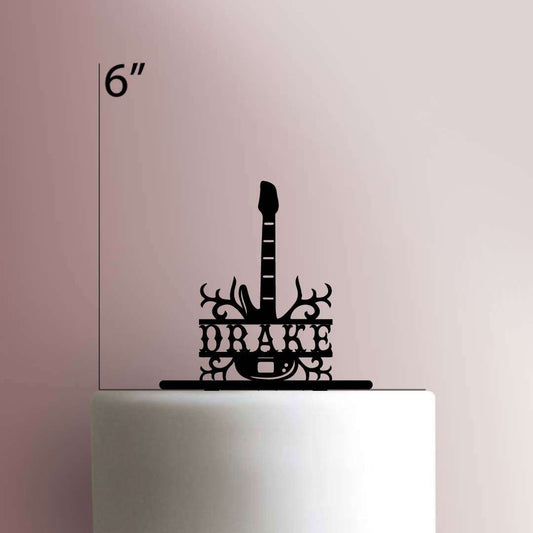 Custom Guitar- Acrylic Cake Topper