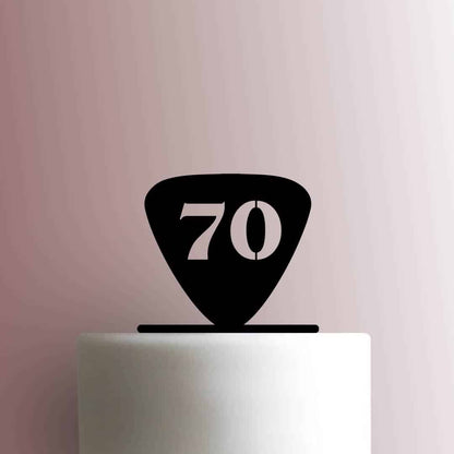 Custom Guitar Pick Age - Acrylic Cake Topper