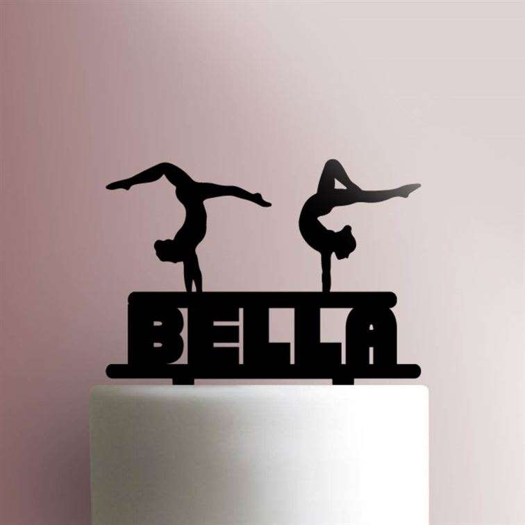 Custom Gymnastics- Acrylic Cake Topper