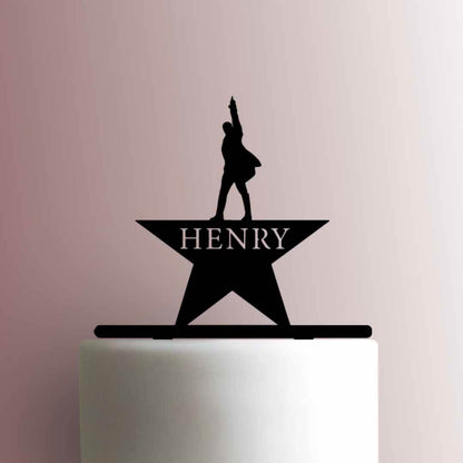 Custom Hamilton Star Name - Acrylic Cake Topper