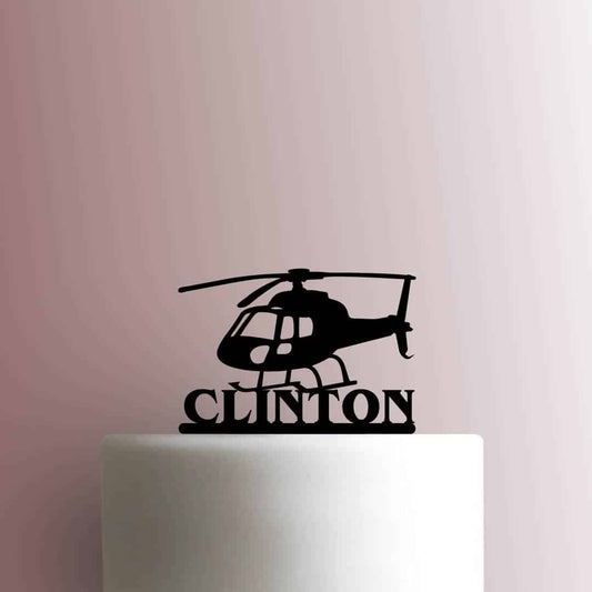 Custom Helicopter Name - Acrylic Cake Topper