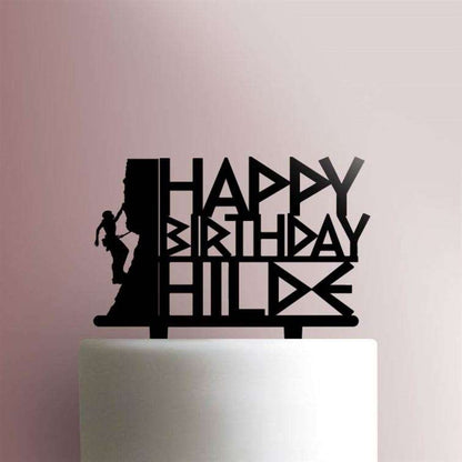 Custom Hiking Happy Birthday- Acrylic Cake Topper