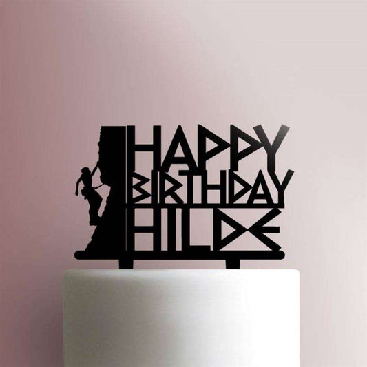 Custom Hiking Happy Birthday- Acrylic Cake Topper