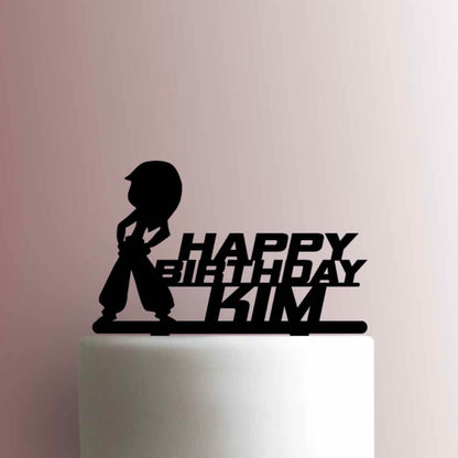 Custom Kim Possible Happy Birthday - Acrylic Cake Topper