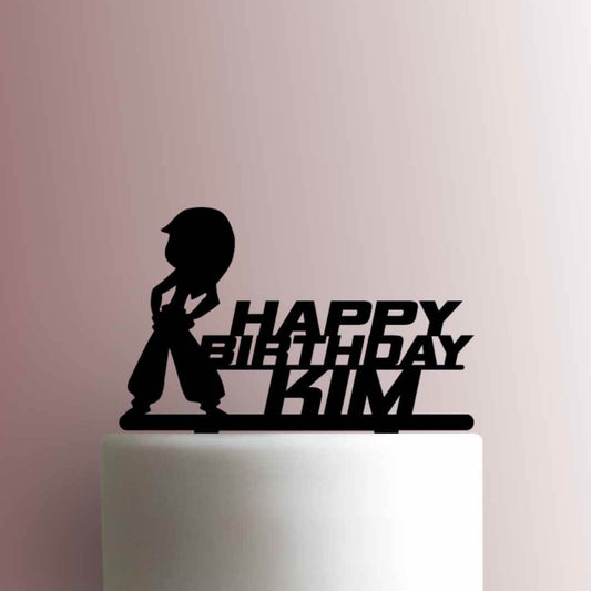 Custom Kim Possible Happy Birthday - Acrylic Cake Topper