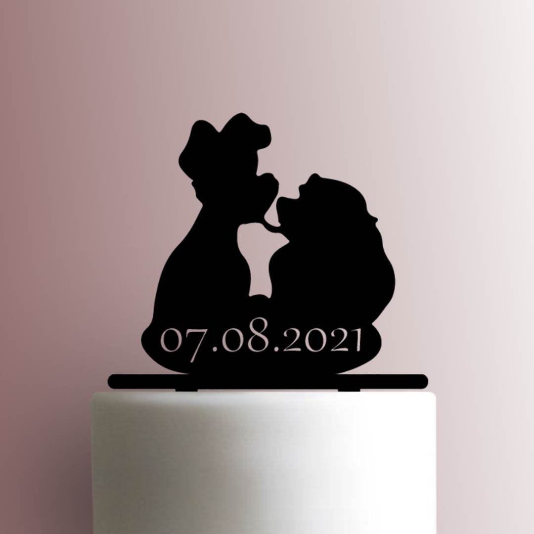 Custom Lady and The Tramp - Acrylic Cake Topper
