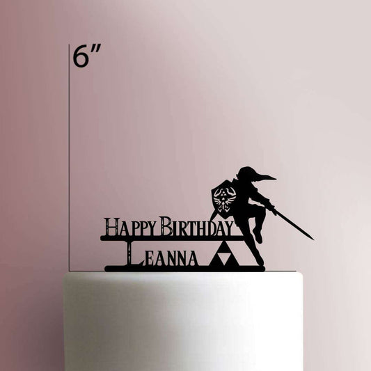 Custom Legend of Zelda Birthday- Acrylic Cake Topper