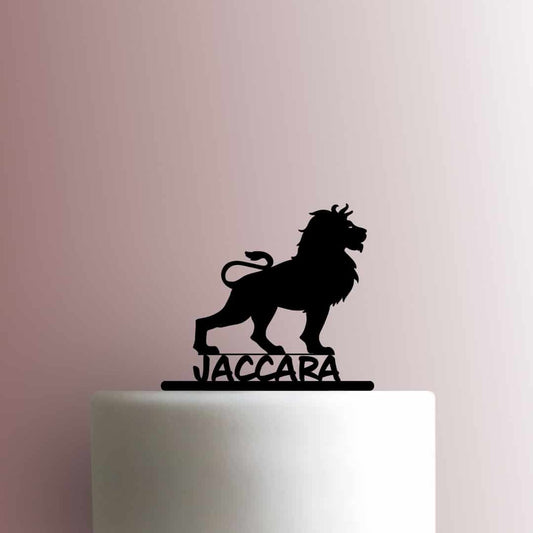 Custom Leo Zodiac Lion Sign Name - Acrylic Cake Topper