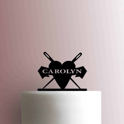 Custom Love Sewing Name - Acrylic Cake Topper