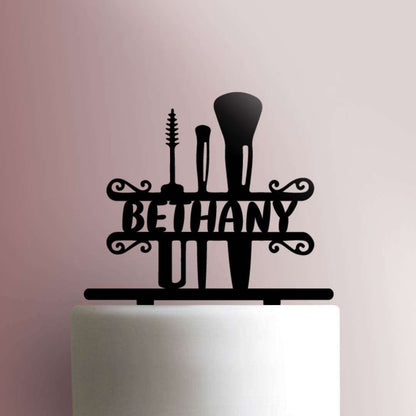 Custom Makeup- Acrylic Cake Topper