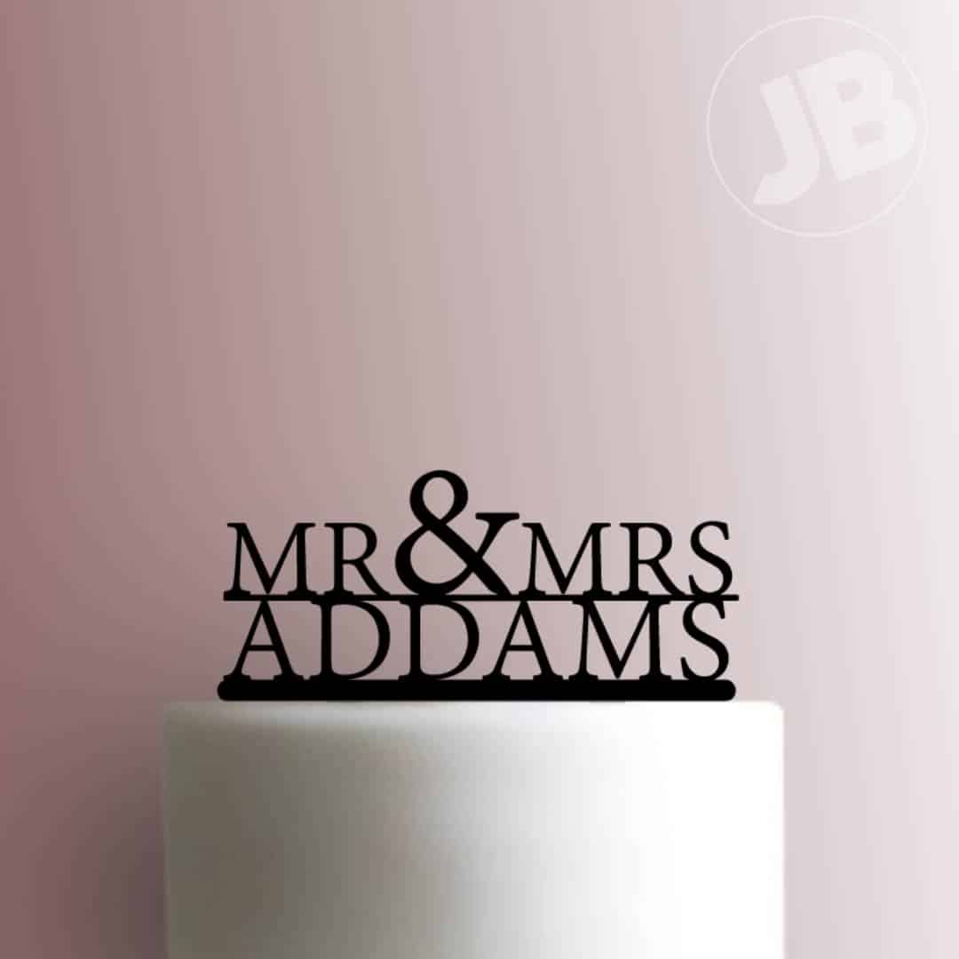 Custom Wedding Name - Acrylic Cake Topper