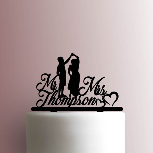 Custom Mr and Mrs Couple - Acrylic Cake Topper