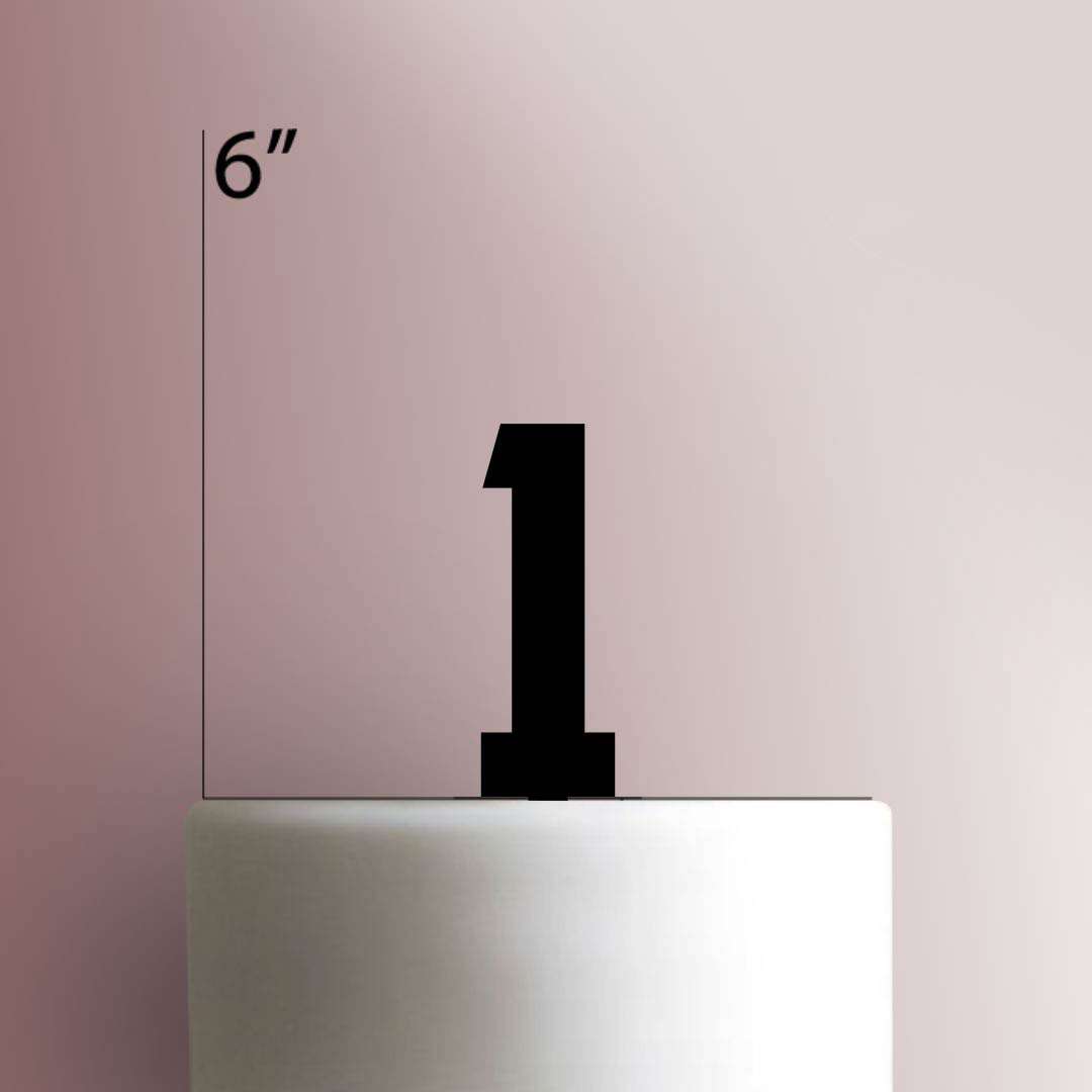 Custom Number- Acrylic Cake Topper