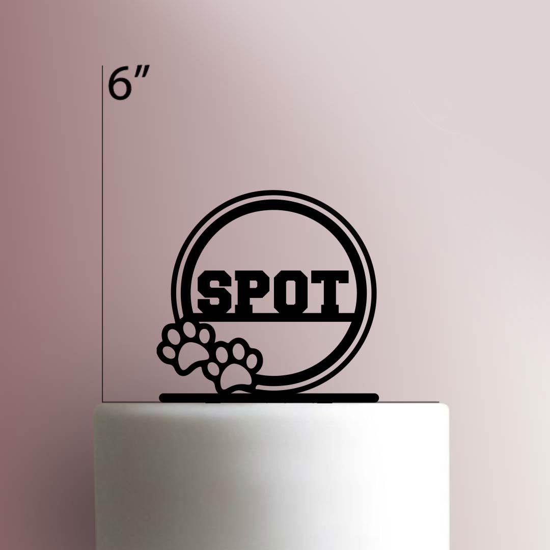 Custom Paw Prints- Acrylic Cake Topper