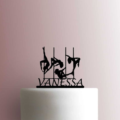 Custom Pole Dancers Name - Acrylic Cake Topper