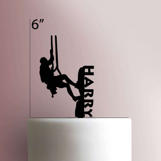 Custom Rock Climbing- Acrylic Cake Topper