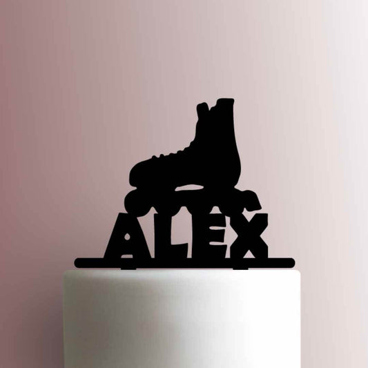 Custom Roller Blade Name - Acrylic Cake Topper