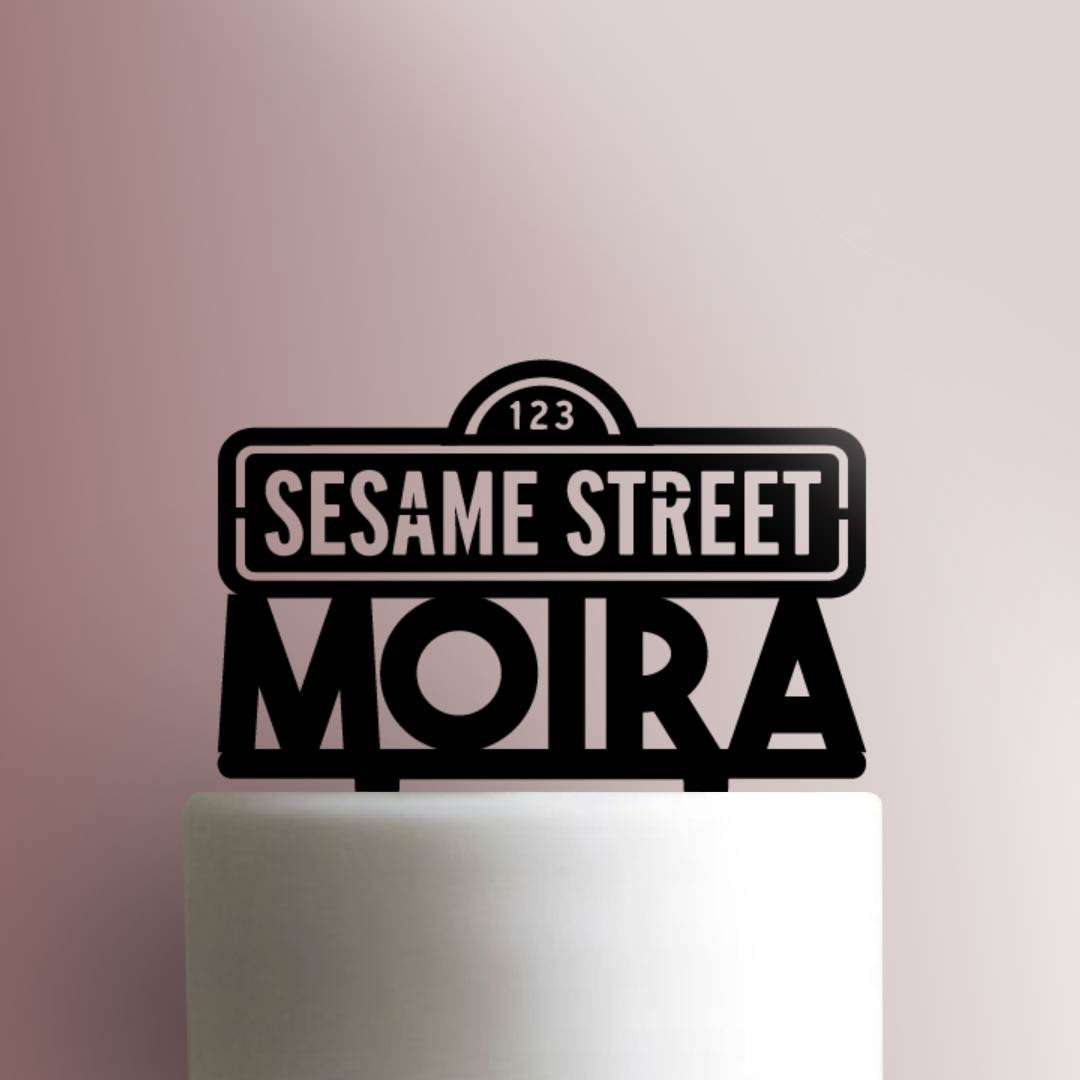 Custom Sesame Street- Acrylic Cake Topper
