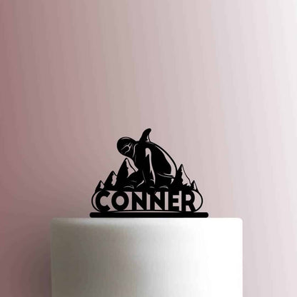 Custom Snowboarding Name - Acrylic Cake Topper