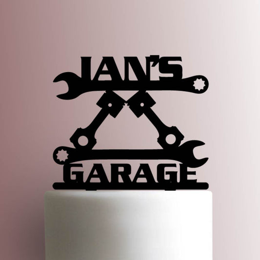 Custom Tool Garage Name - Acrylic Cake Topper