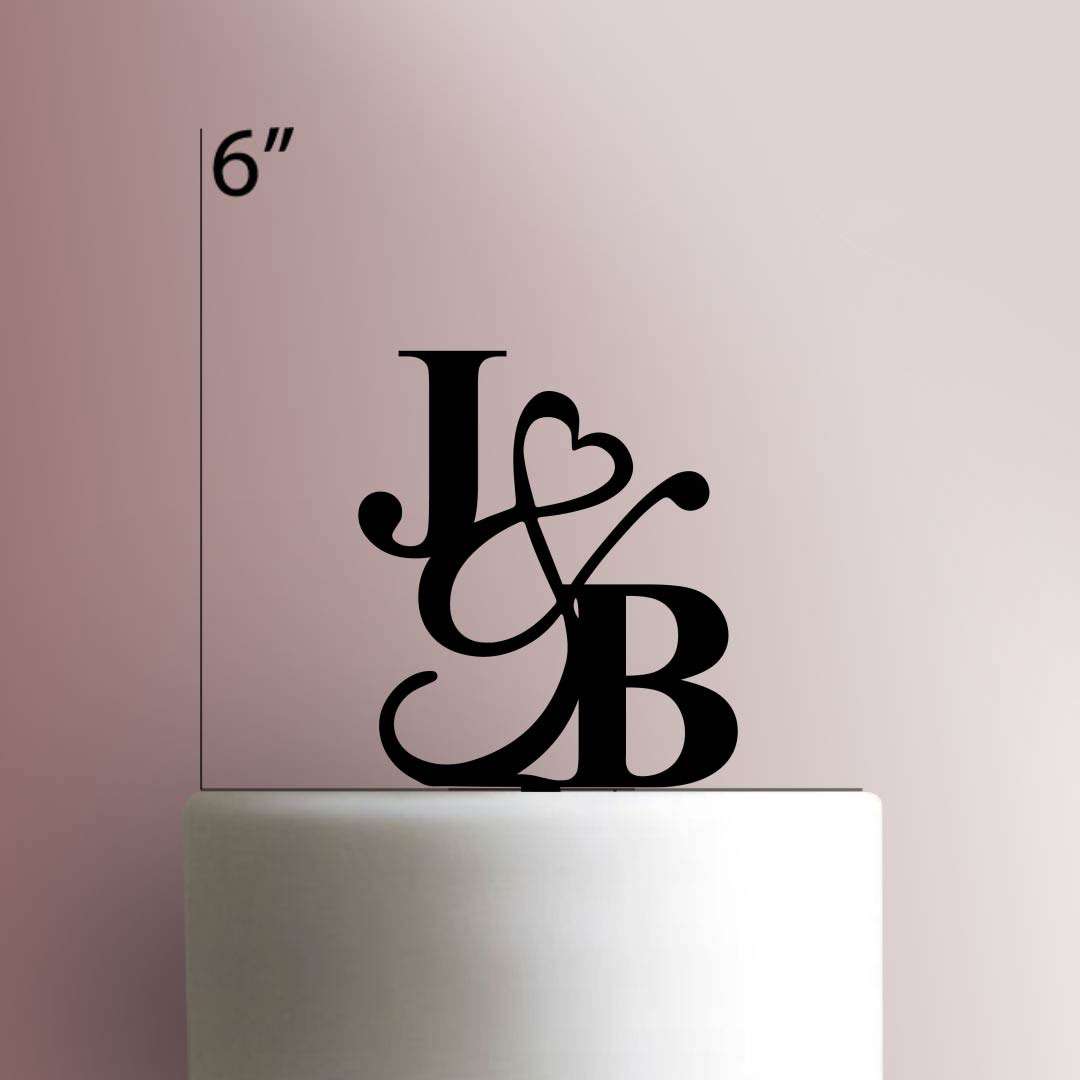 Custom Wedding Initials- Acrylic Cake Topper