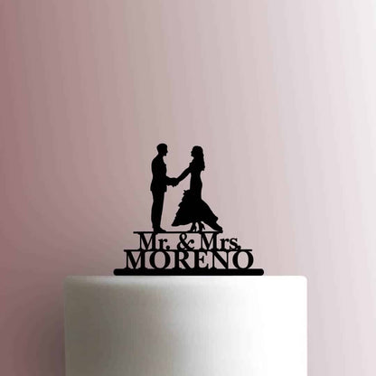 Custom Wedding Mr and Mrs Name - Acrylic Cake Topper