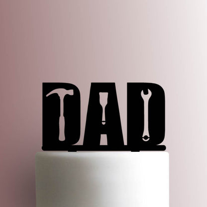 Dad Tools - Acrylic Cake Topper