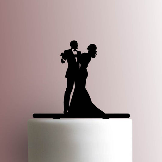 Dancing Wedding Couple - Acrylic Cake Topper