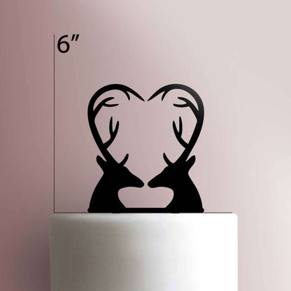 Deer Heart- Acrylic Cake Topper