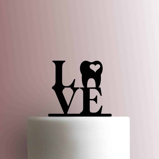 Dentist Love - Acrylic Cake Topper