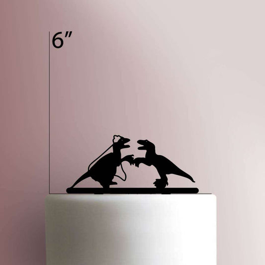 Dinosaur Wedding- Acrylic Cake Topper