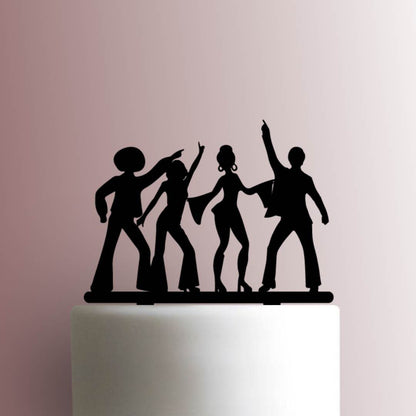 Disco Dancers - Acrylic Cake Topper