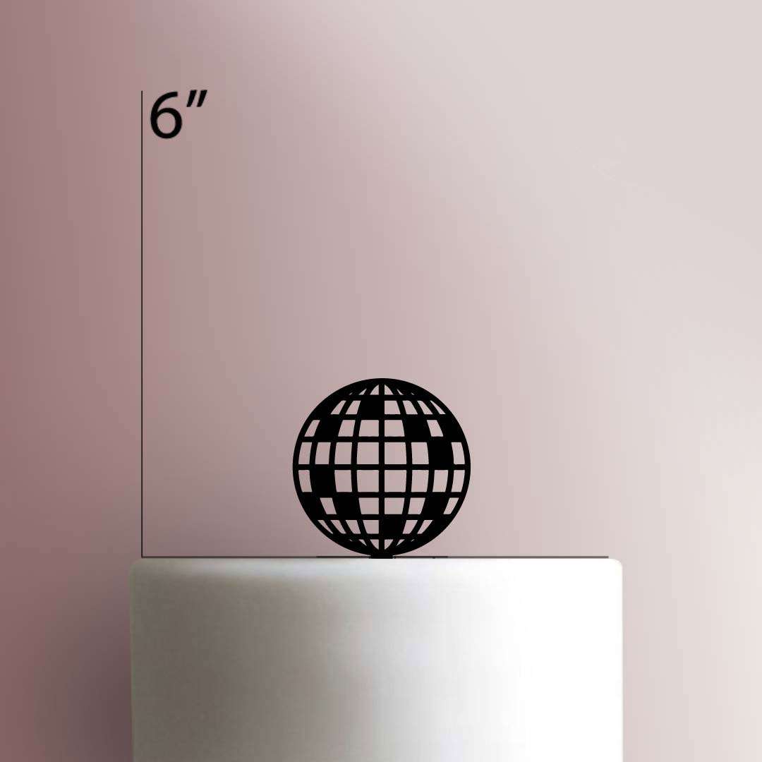 Discoball- Acrylic Cake Topper