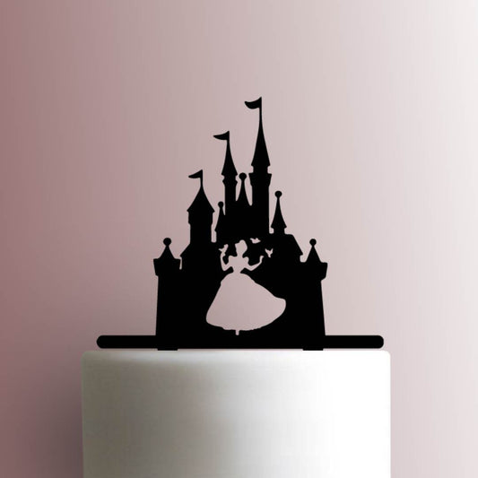 Disney Castle Cinderella Cameo - Acrylic Cake Topper