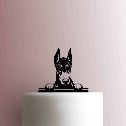 Dobermann Dog - Acrylic Cake Topper