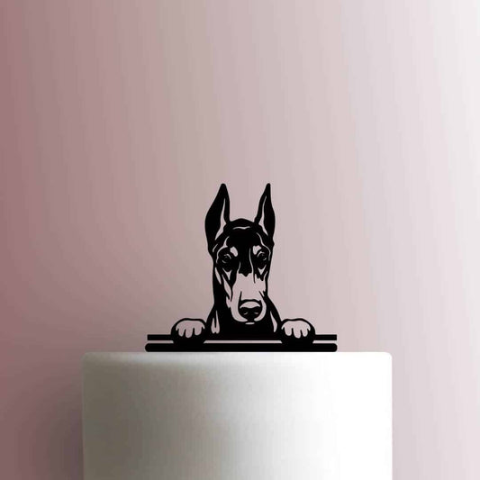 Dobermann Dog - Acrylic Cake Topper