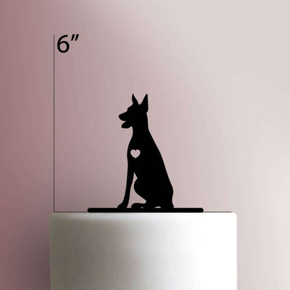 Dog Doberman- Acrylic Cake Topper