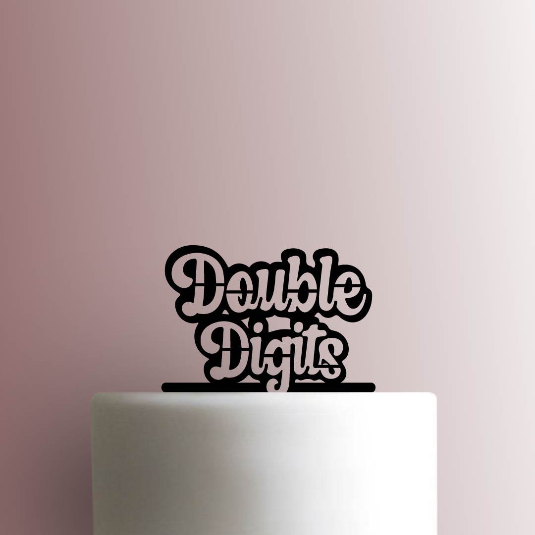 Double Digits - Acrylic Cake Topper