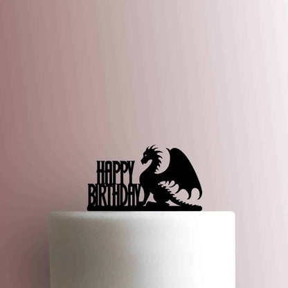 Dragon Happy Birthday - Acrylic Cake Topper