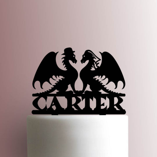 Dragon Wedding 225-A39- Acrylic Cake Topper
