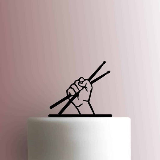 Drummer Sticks - Acrylic Cake Topper