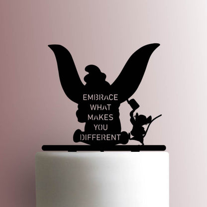 Dumbo and Timothy Mouse - Acrylic Cake Topper