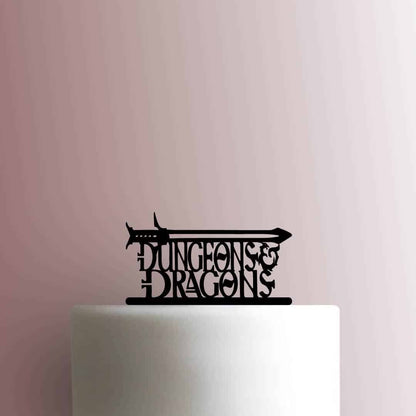 Dungeons and Dragons Logo - Acrylic Cake Topper
