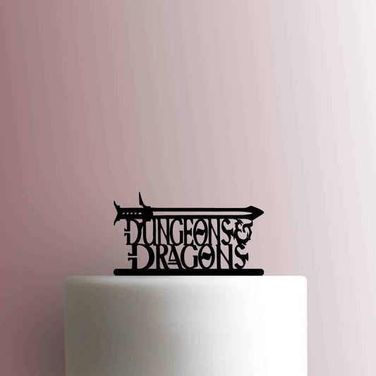 Dungeons and Dragons Logo - Acrylic Cake Topper