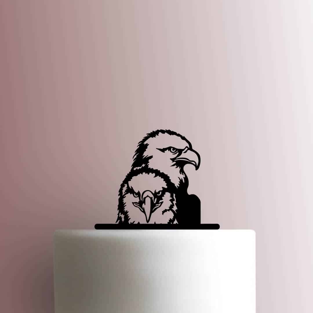Eagle Heads - Acrylic Cake Topper