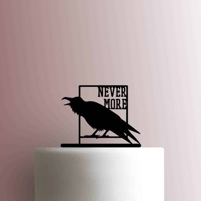 Edgar Allan Poe Never More - Acrylic Cake Topper