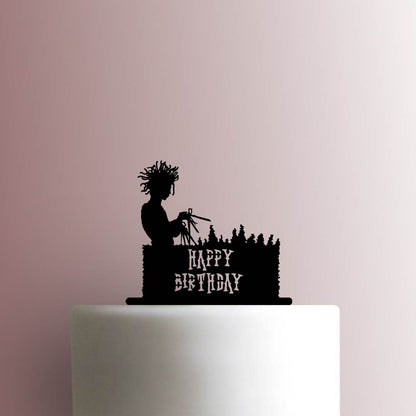 Edward Scissorhands Happy Birthday - Acrylic Cake Topper